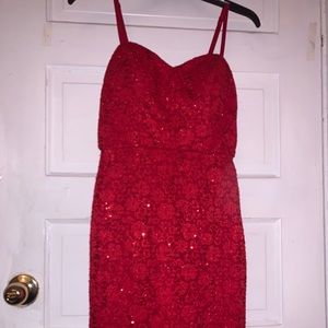 Red dress
